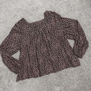 Universal Thread square cut floral blouse